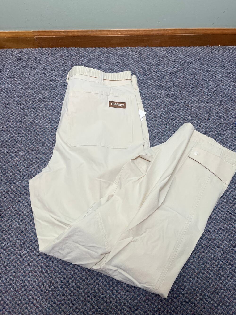 Halfdays Womens Bastille Trail Pant Oatmilk Large